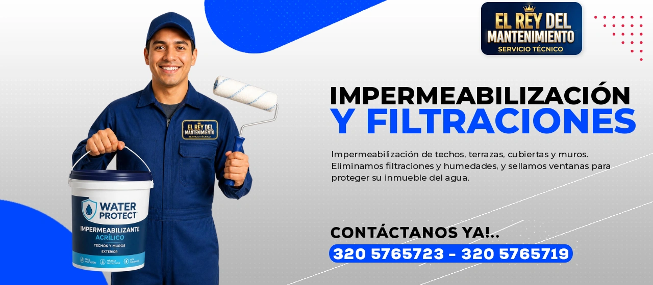 Impermeabilización y solución de filtraciones en Bogotá